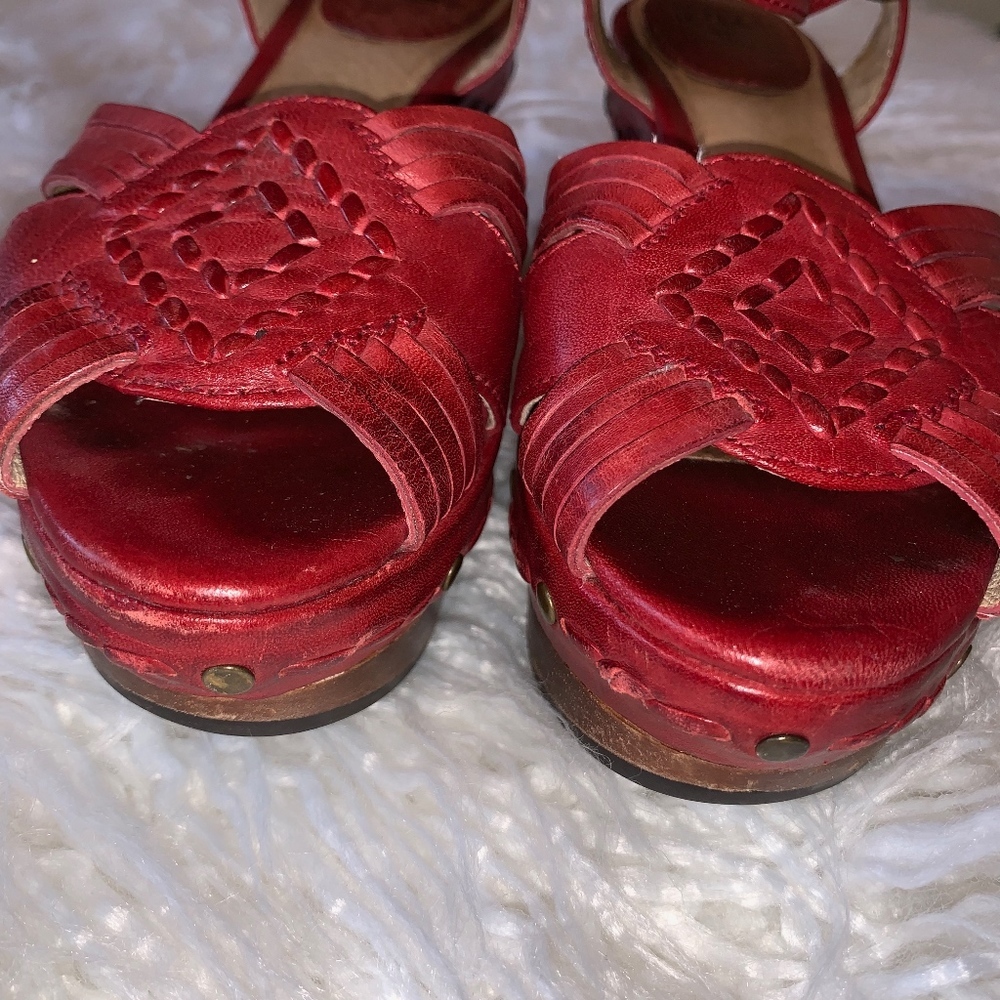 🔸 Frye - Carlie Hurache Woven Heels - Picture 5 of 7